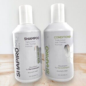 Shapiro MD Triple Action Hair Therapy Formula Shampoo & Conditioner 9.5 oz.